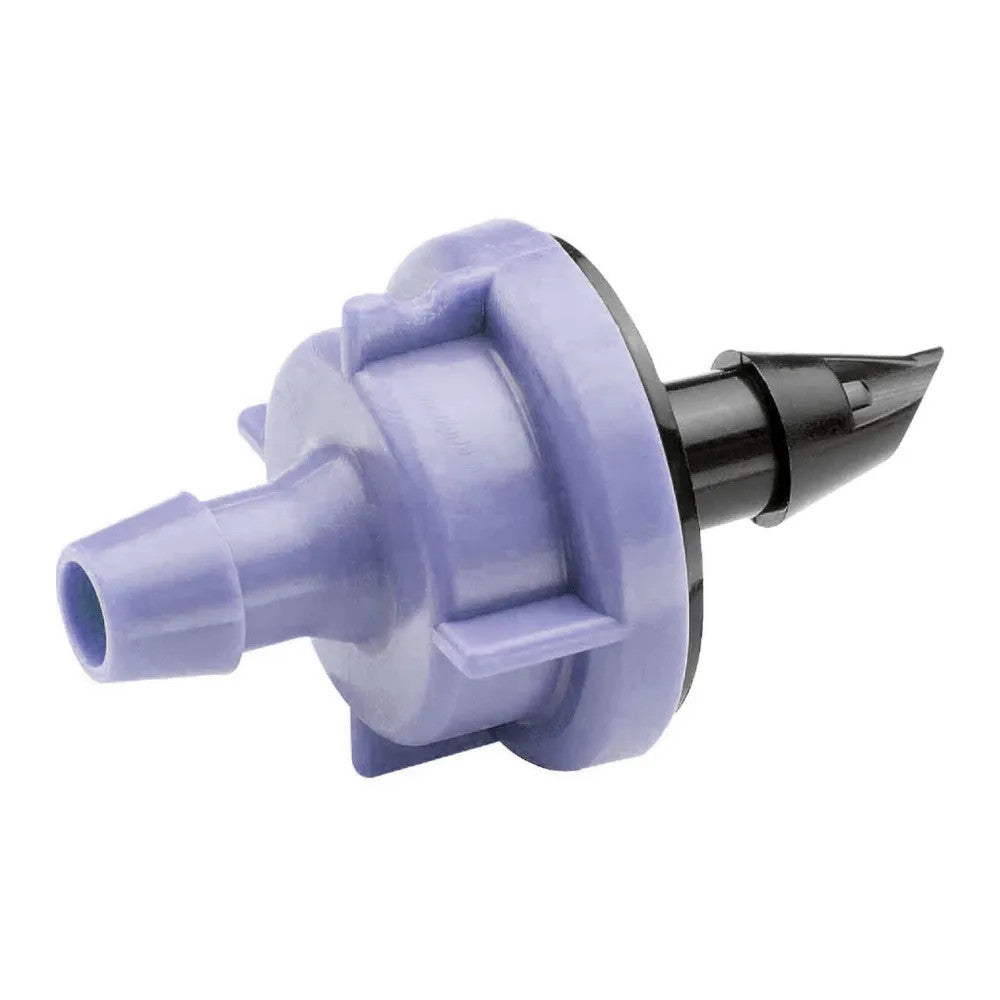 Rain Bird 7.0 GPH Pressure-Compensating Module Drip Emitter, Barb Inlet, Violet - PC07