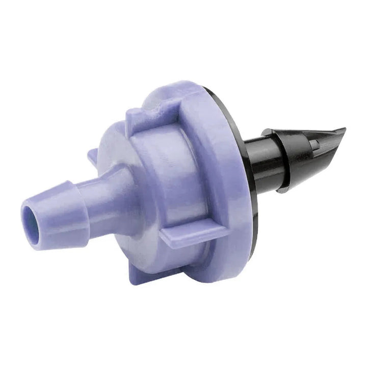 Rain Bird 7.0 GPH Pressure-Compensating Module Drip Emitter, Barb Inlet, Violet - PC07