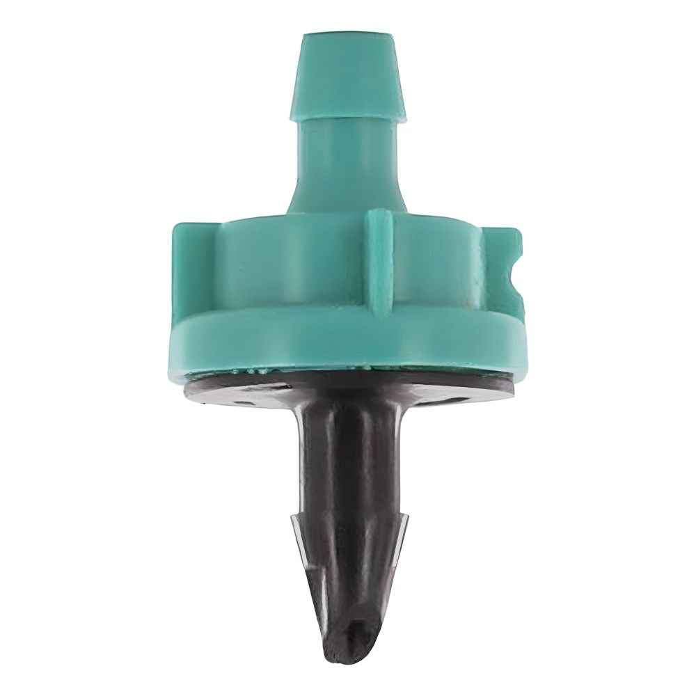 Rain Bird 10.0 GPH Pressure-Compensating Module Drip Emitter, Barb Inlet, Green - PC10