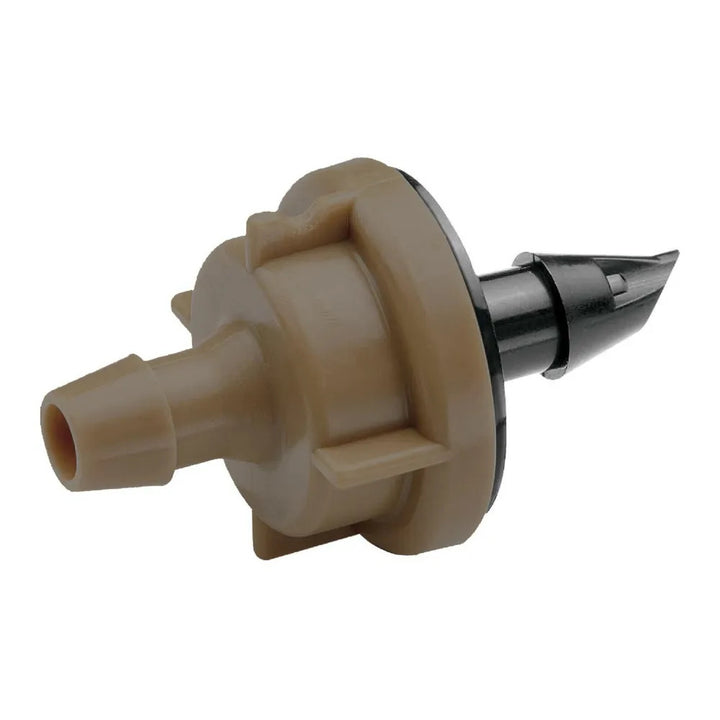 Rain Bird 12.0 GPH Pressure-Compensating Module Drip Emitter, Barb Inlet, Dark Brown - PC12