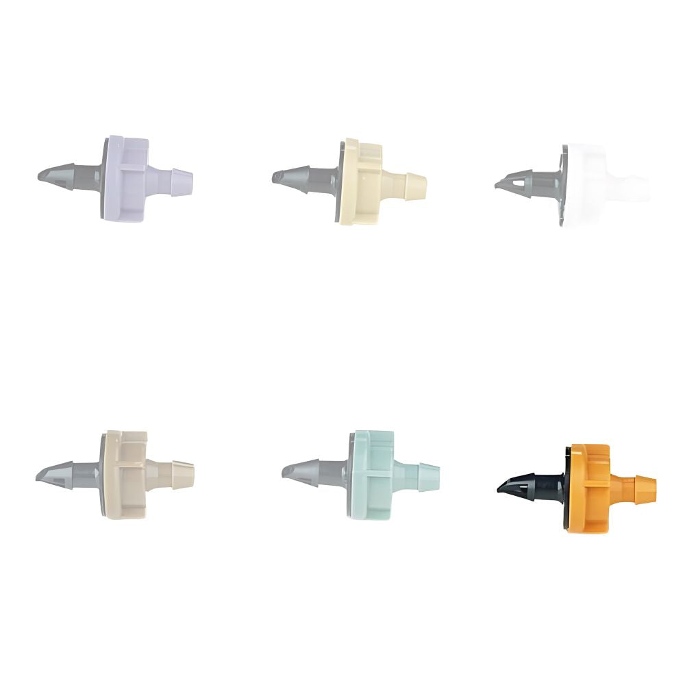 Rain Bird 24.0 GPH Pressure-Compensating Module Drip Emitter, Barb Inlet, Orange - PC24