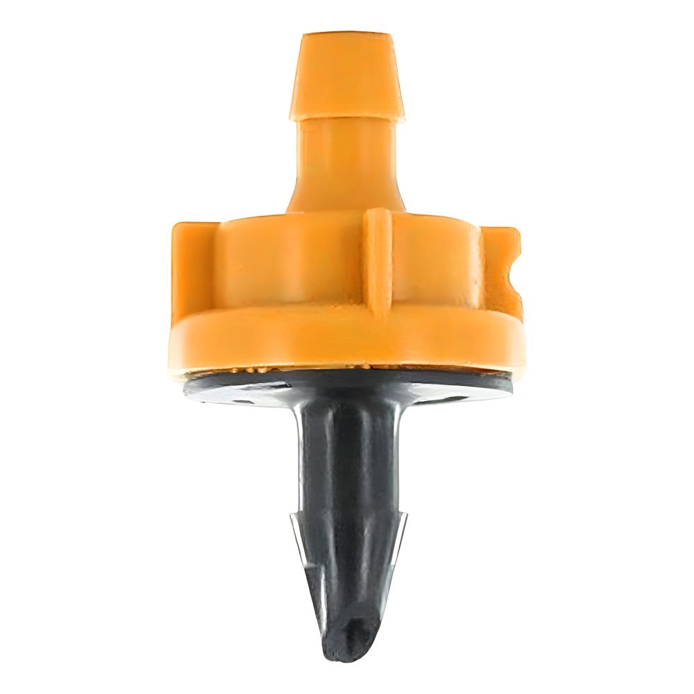 Rain Bird 24.0 GPH Pressure-Compensating Module Drip Emitter, Barb Inlet, Orange - PC24