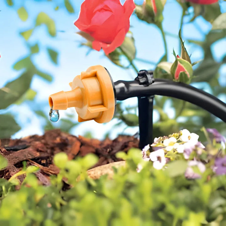 Rain Bird 24.0 GPH Pressure-Compensating Module Drip Emitter, Barb Inlet, Orange - PC24