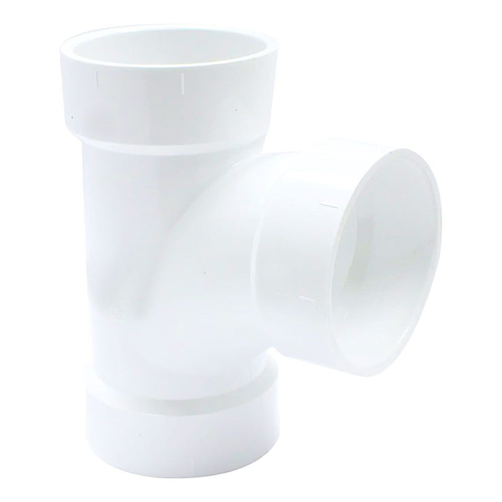 2" PVC Sanitary Tee DWV (Drain Waste and Vent) - Hub