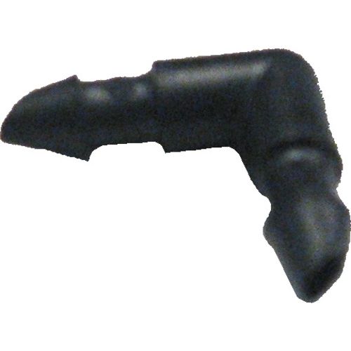 Raindrip 314025B Tubing Elbow, 1/4 in, Double Barbed, 50 psi