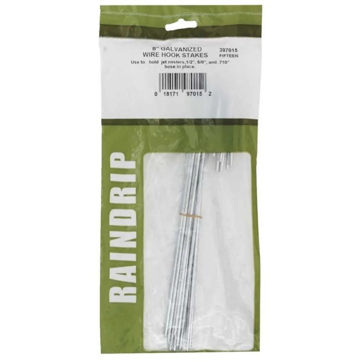Raindrip 397015B Shepherd Hook Stake, 8 in L