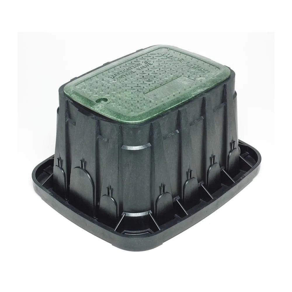 RainBird VB-STD (A11400) Standard Rectangular Valve Box with Green Lid