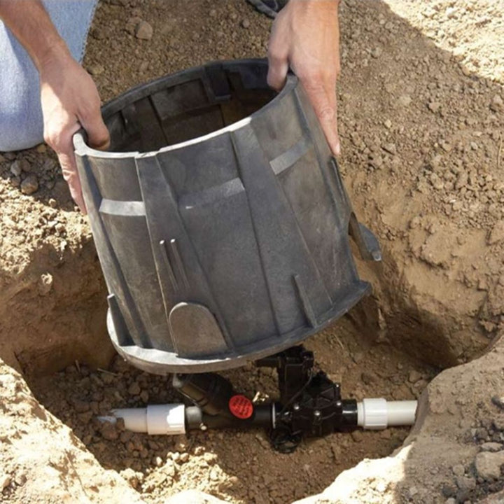 Rain Bird 10" Round Valve Box with Green Lid - VB10RND (A11450)