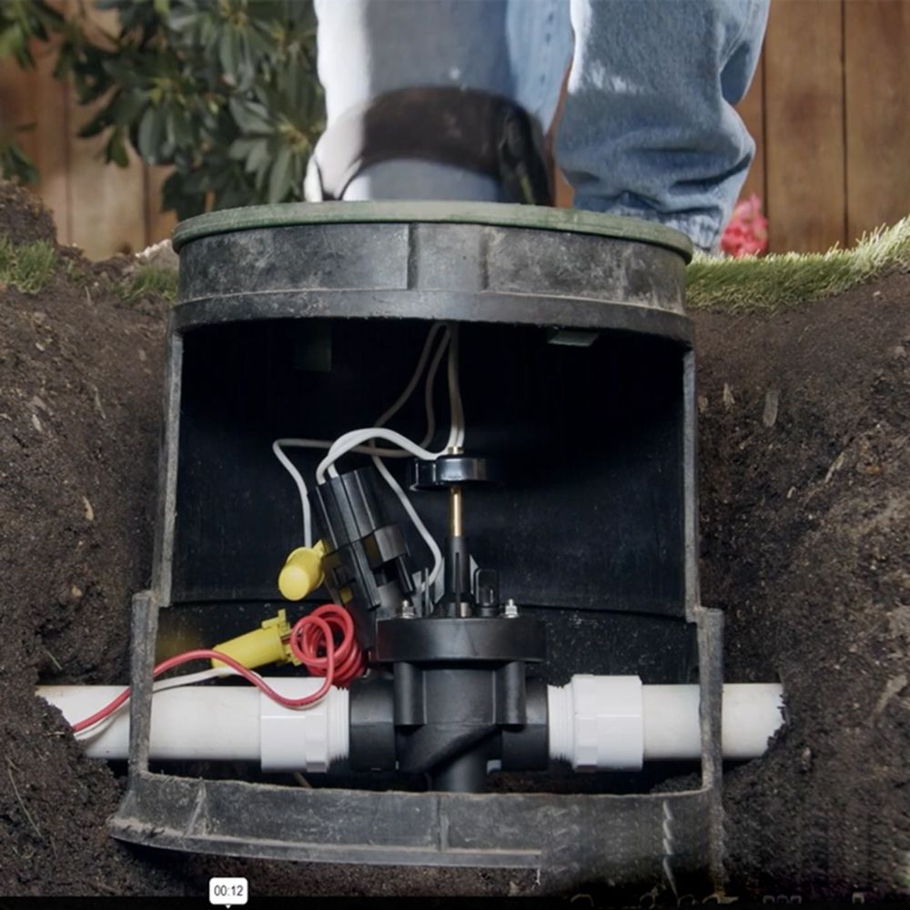 Rain Bird 7" Round Valve Box with Green Lid - VB7RND (A11480)