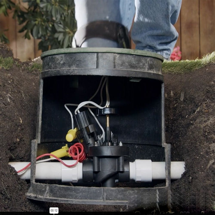 Rain Bird 7" Round Valve Box with Green Lid - VB7RND (A11480)