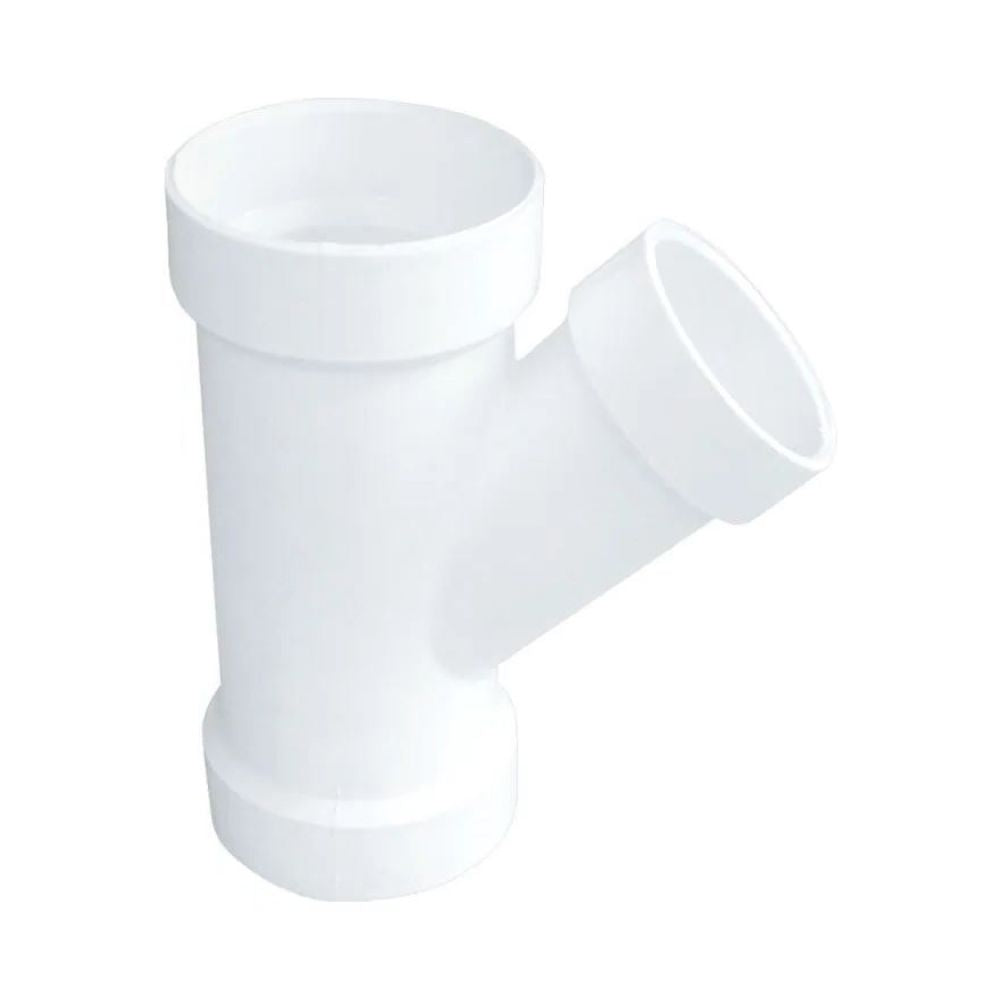 1-1/2" PVC Wye DWV (Drain Waste and Vent) - Hub
