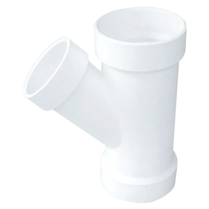 1-1/2" PVC Wye DWV (Drain Waste and Vent) - Hub