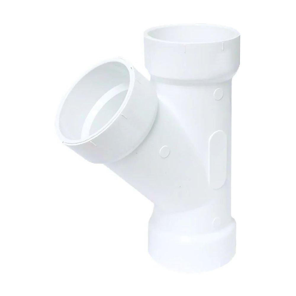 2" PVC Wye DWV (Drain Waste and Vent) - Hub