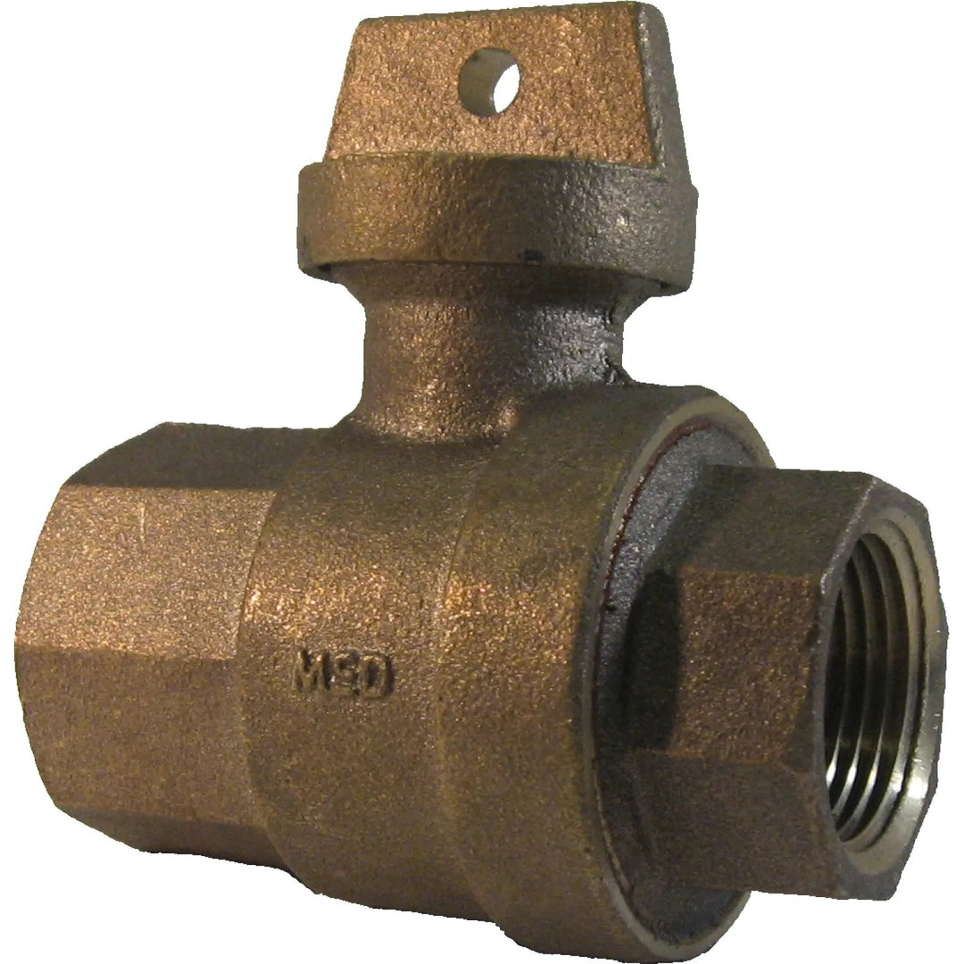 AY McDonald 1" Ball Valve Curb Stop, FIP x FIP