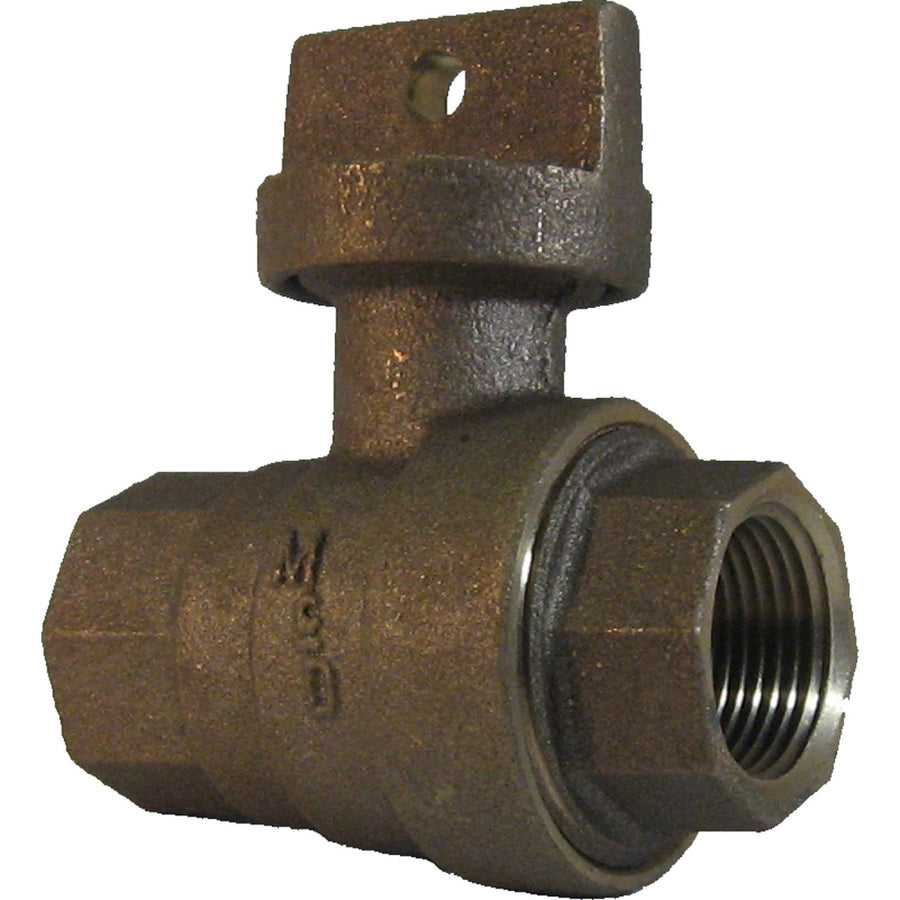 AY McDonald Ball Valve Curb Stop, 3/4-Inch FIP x FIP