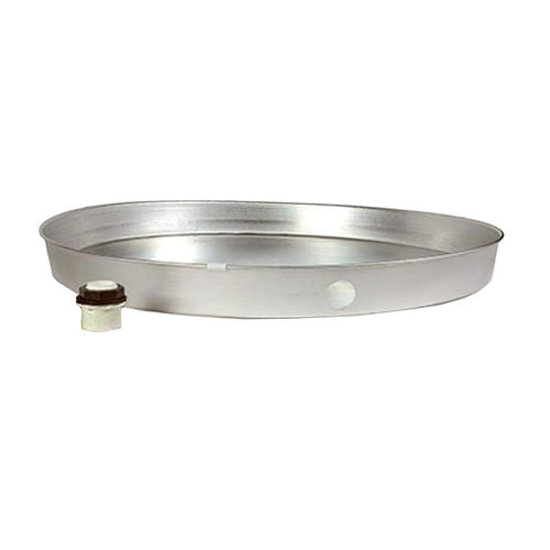 26" Water Heater Pan, Round, Aluminum