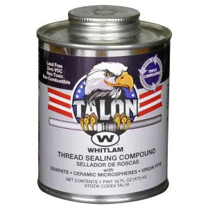 Talon PTFE Pipe Thread Compound, 1/4 Pint - JC Whitlam TAL4