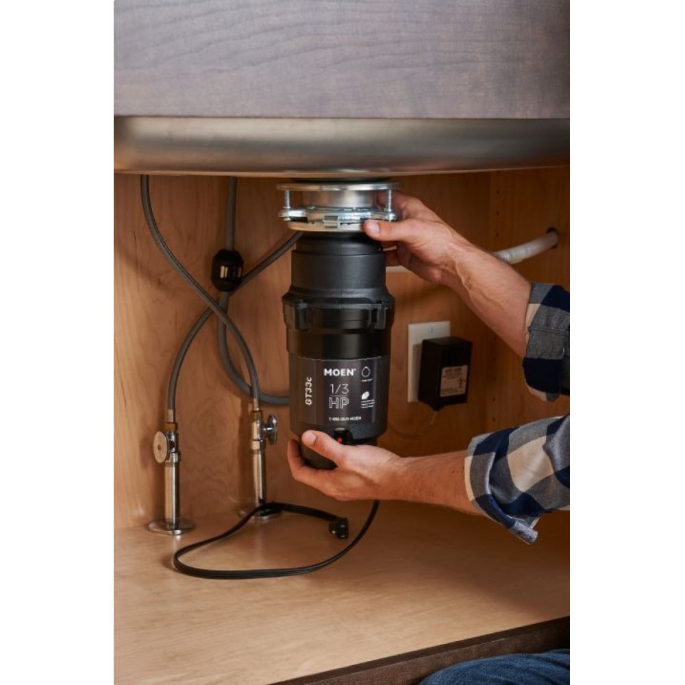 MOEN GT33C 1/3 HP GARBAGE DISPOSAL WITH CORD