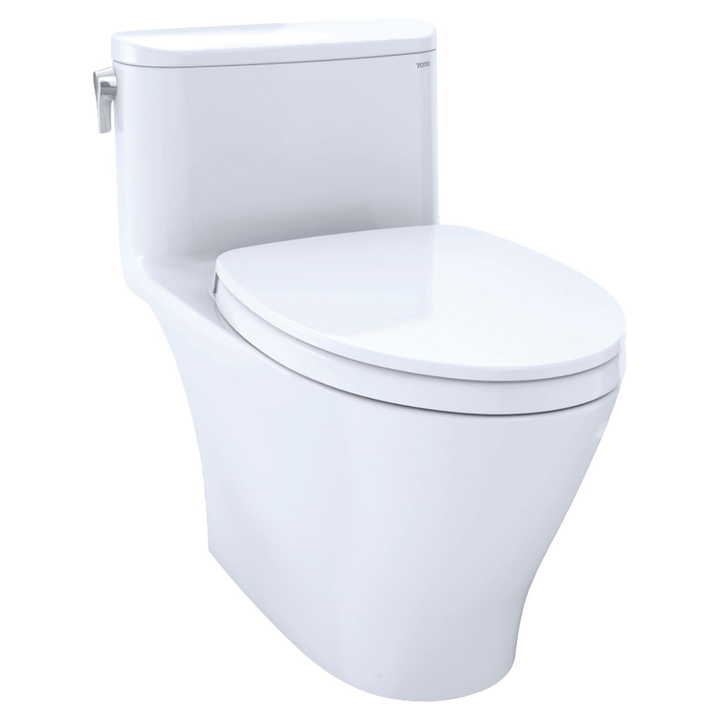 TOTO Nexus One-Piece Skirted Toilet, Elongated, Universal Height, WASHLET+ Ready, 1.28 GPF, Cotton - MS642124CEFG#01