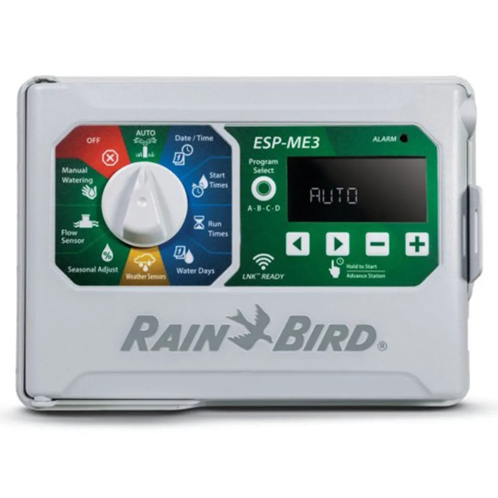 Rain Bird 4- to 22-Station Sprinkler Controller, Indoor/Outdoor, Modular, LNK Wifi Ready - ESP4ME3 (F55410)