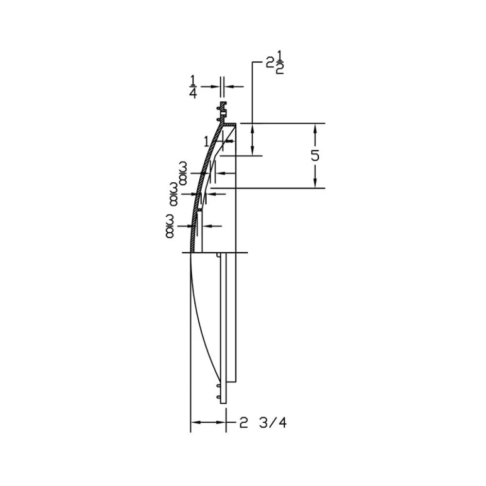 Norwesco 20" Domed Septic Tank Lid with Gasket - 62408