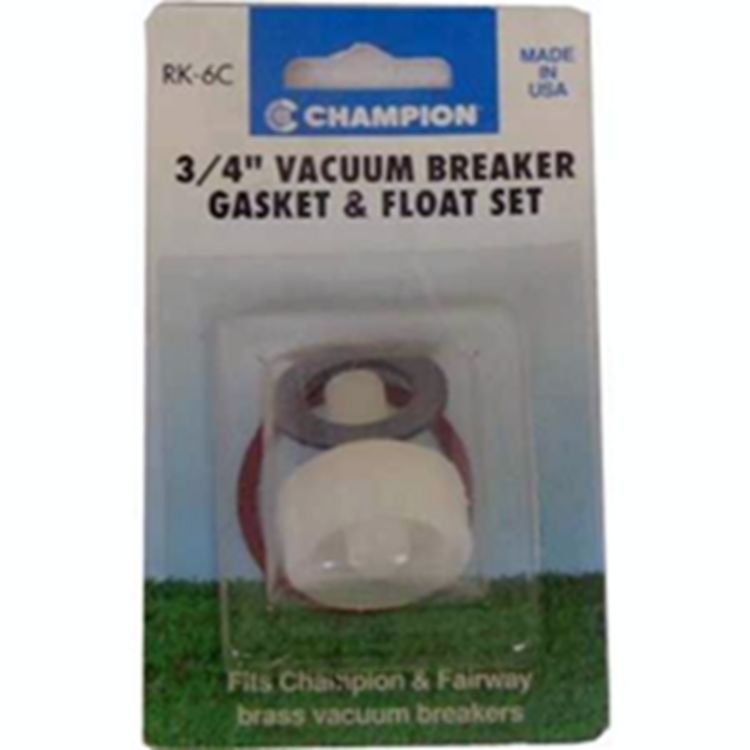 Champion RK-6C 3/4" Vacuum Breaker Repair Kit - Gasket Set and Float
