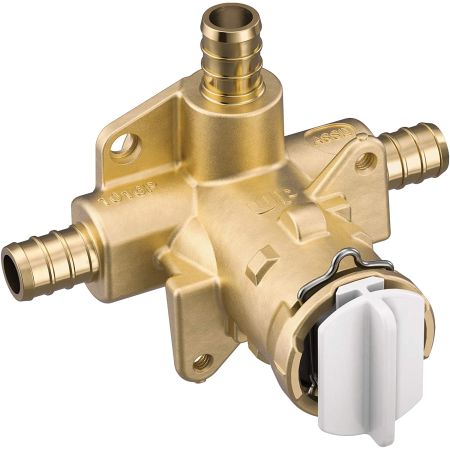 Moen FP62325PF M-Pact Posi-Temp Shower Rough-In Valve, 1/2" PEX, Pressure-Balancing, Flush Plug