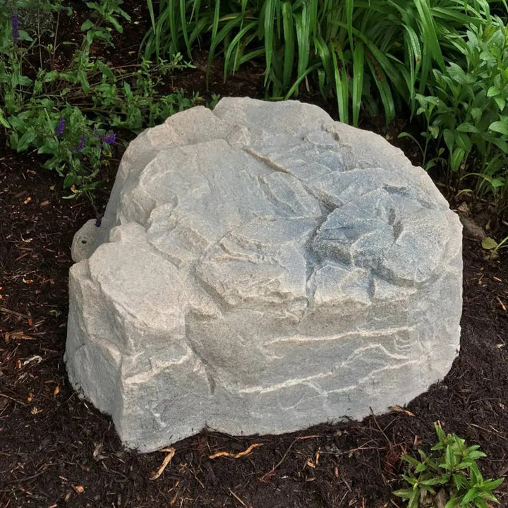 Dekorra 34" L X 32" W X 15" H Riverbed Brown Mock/Artificial Rock Enclosure - 111-RB