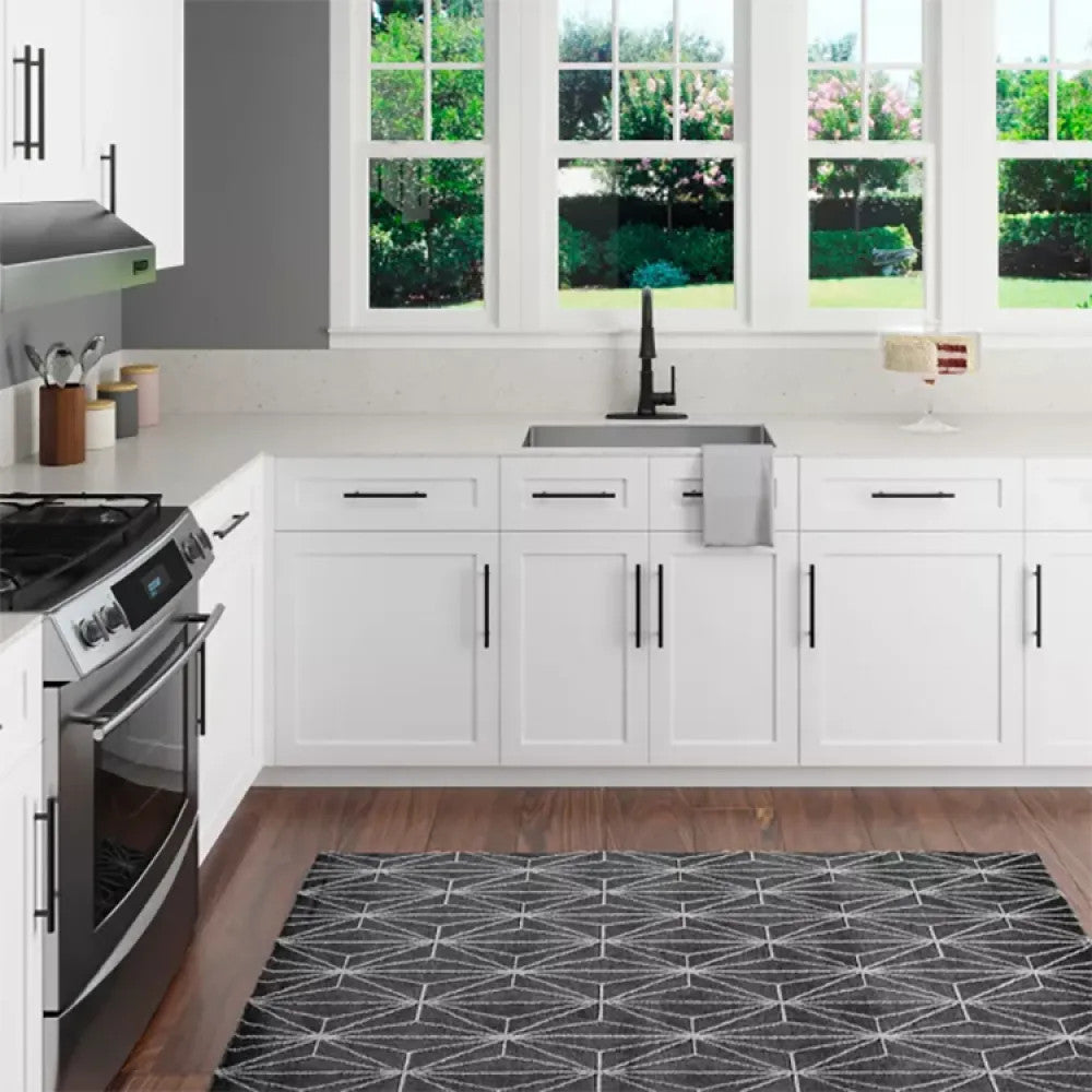 Pfister Pfirst Single-Handle Pull-Down Kitchen Faucet, 1.8 GPM, Pfast Connect, Pforever Seal, Matte Black - G529-PF2B