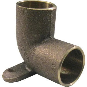 1/2" Copper Drop-Ear Elbow, 90-Degree, Sweat, Lead Free