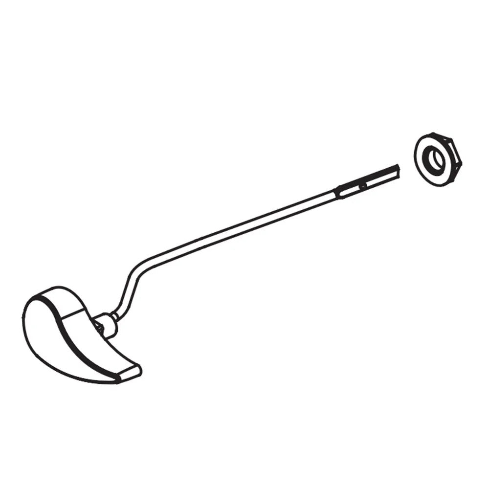 TOTO Left Hand Toilet Tank Trip Lever, Chrome - THU808#CP-A