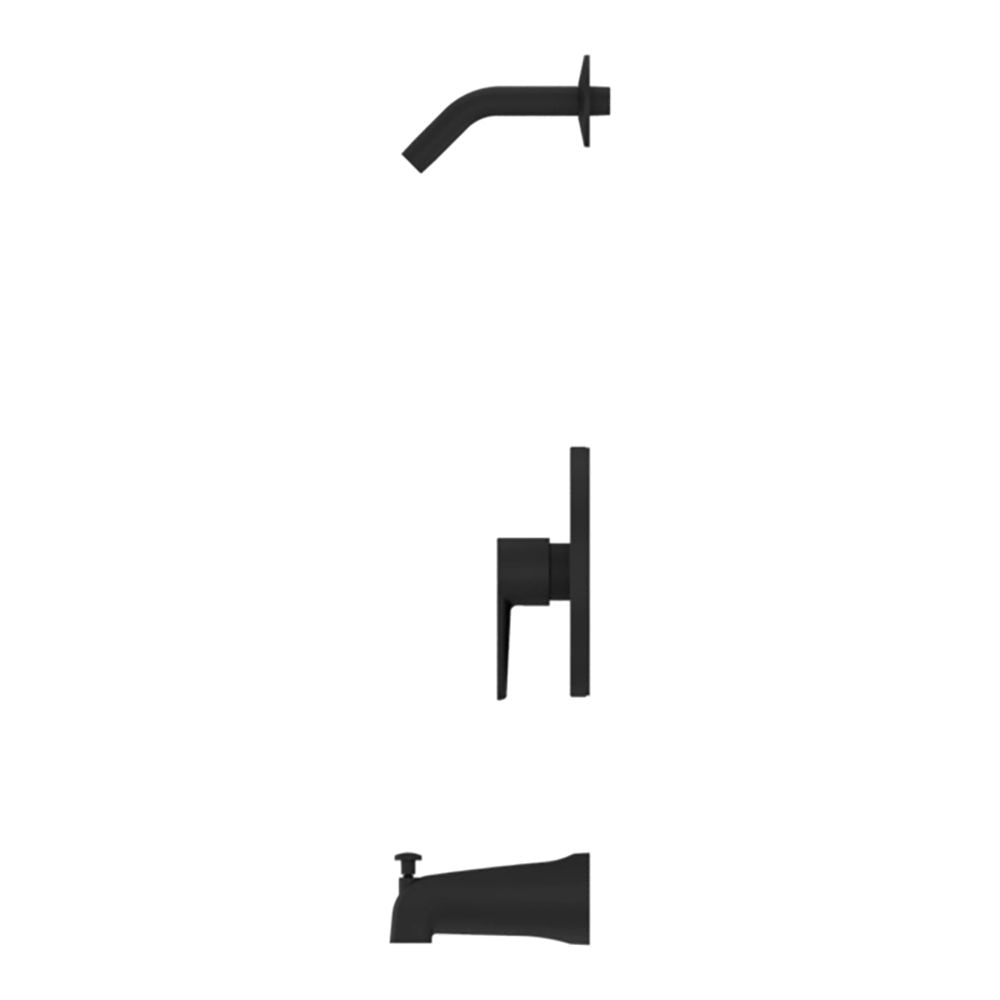 PFISTER R89-070B PFIRST MODERN TUB/SHOWER TRIM MATTE BLACK - LESS HEAD