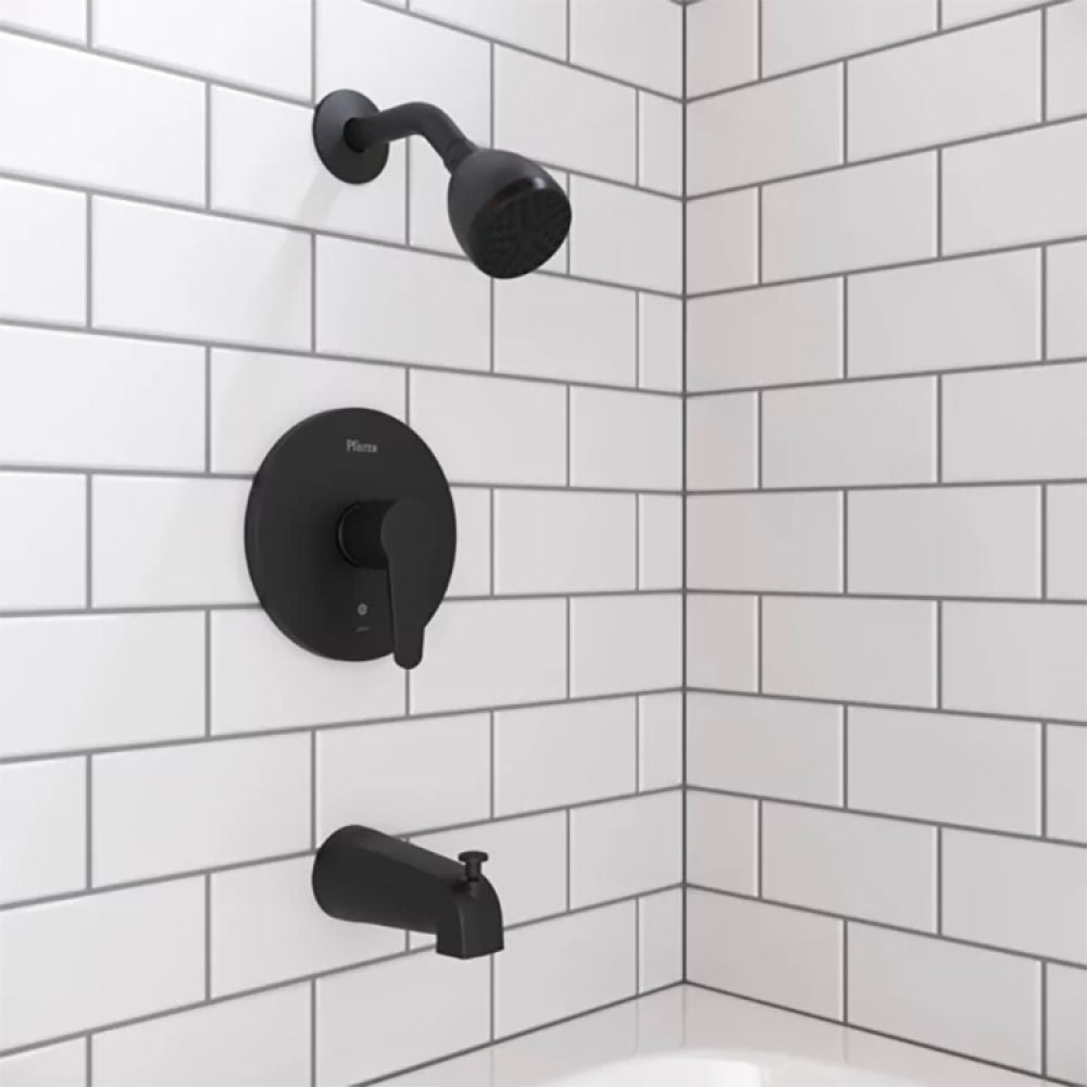 PFISTER R89-060B PFIRST MODERN SHOWER ONLY TRIM MATTE BLACK- LESS HEAD