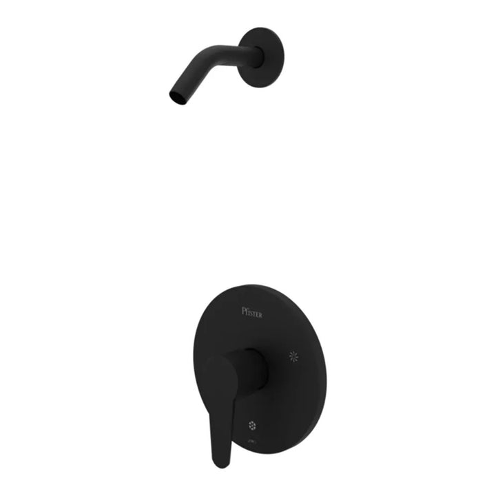 PFISTER R89-060B PFIRST MODERN SHOWER ONLY TRIM MATTE BLACK- LESS HEAD