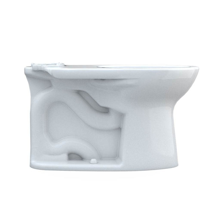 TOTO Drake Elongated Universal Height Toilet Bowl with CeFiONtect, Cotton White - C776CEFG#01