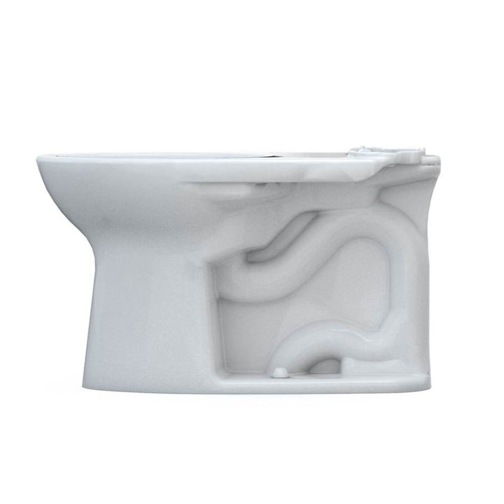 TOTO Drake Elongated Universal Height Toilet Bowl with CeFiONtect, Cotton White - C776CEFG#01