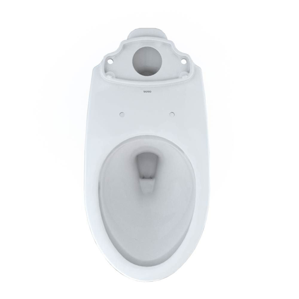 TOTO Drake Elongated Universal Height Toilet Bowl with CeFiONtect, Cotton White - C776CEFG#01