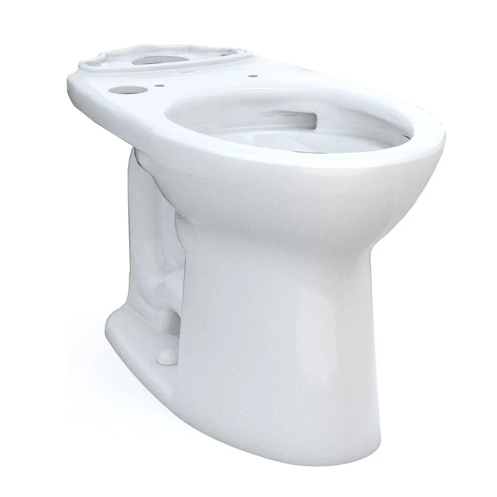 TOTO Drake Elongated Universal Height Toilet Bowl, CEFIONTECT, 12" Rough-in, Cotton White - C776CEFGT40#01