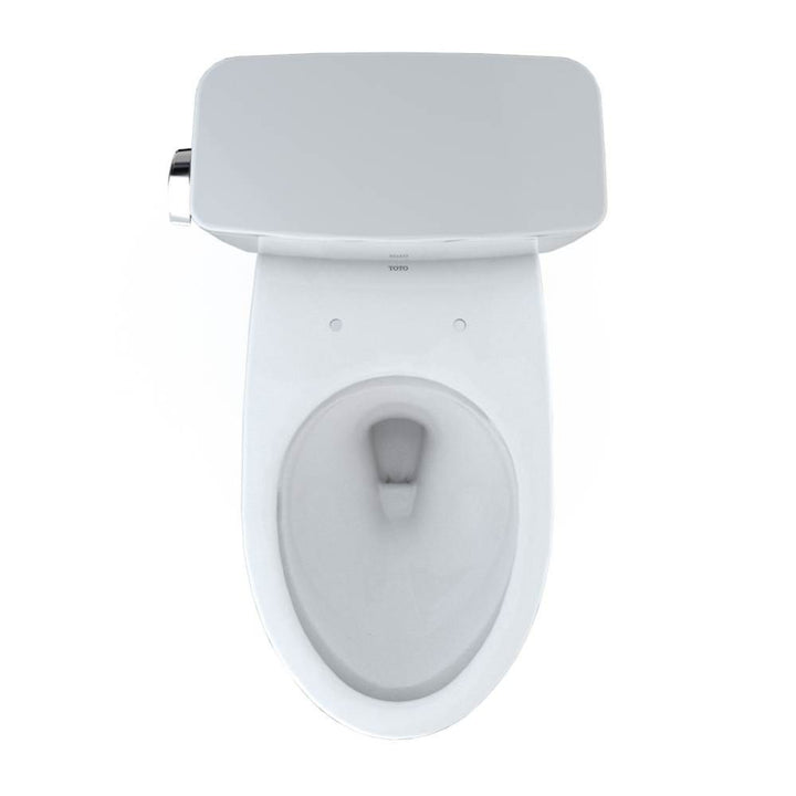 TOTO Drake Two-Piece Toilet, 1.28 GPF, Less Seat, Universal Height, Cotton White - CST776CEFG#01
