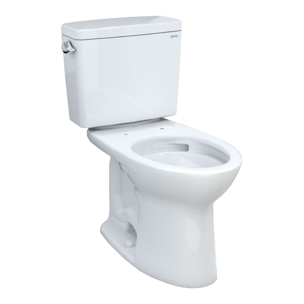 TOTO Drake Two-Piece Toilet, 1.28 GPF, Less Seat, Universal Height, Cotton White - CST776CEFG#01