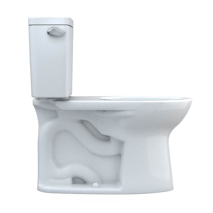TOTO Drake Two-Piece Toilet, 1.28 GPF, Less Seat, Universal Height, Cotton White - CST776CEFG#01