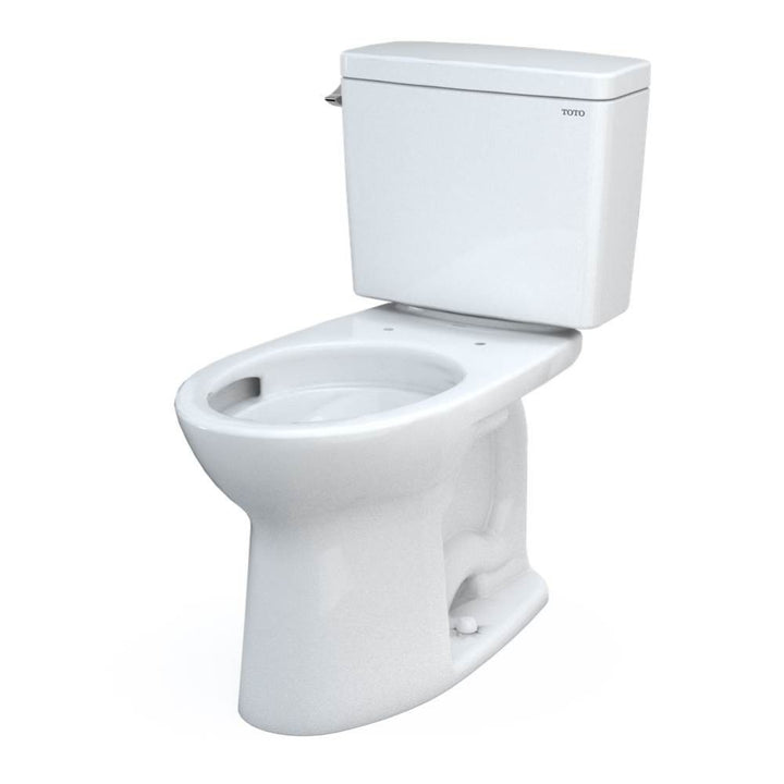 TOTO 21 Drake Universal Height Two-Piece Elongated Toilet, TORNADO Flush, CEFIONTECT, 1.6 GPF, 12" Rough-In, Cotton White - CST776CSFG#01