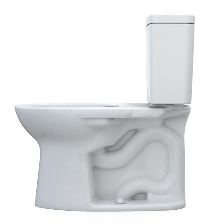 TOTO Drake Two-Piece Toilet, CEFIONTECT, TORNADO FLUSH, 1.6 GPF, Less Seat, Cotton White - CST776CSG#01