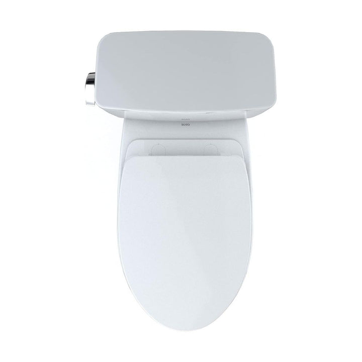 TOTO Drake Two-Piece Toilet with SoftClose Seat, Universal Height, 1.28 GPF, Cotton - MS776124CEFG#01