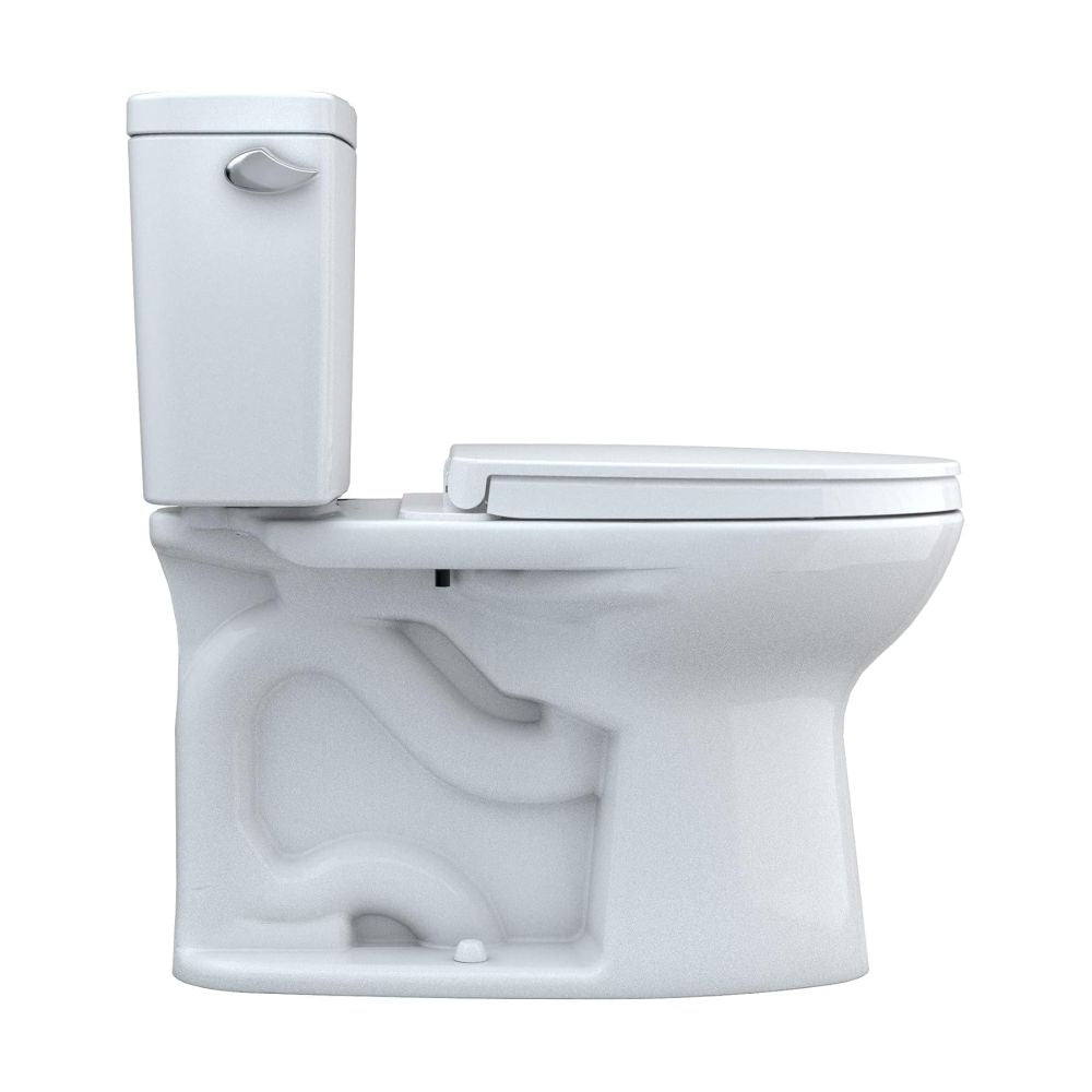 TOTO MS776124CSG#01 21 Drake Elongated 1.6 gpf Tornado Flush Toilet with CeFiONtect - Cotton White