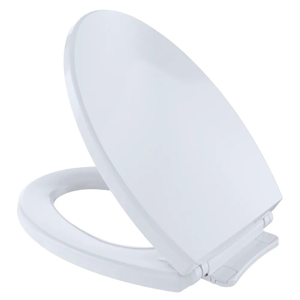 Toto SoftClose Elongated Toilet Seat, Cotton White - SS114#01