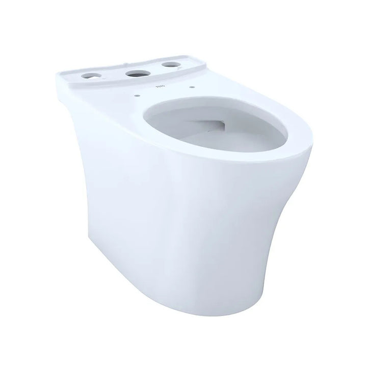 TOTO Aquia IV Two-Piece Toilet, Elongated, Universal Height, Dual Flush, 1.28 and 0.9 GPF, Cotton White- CST446CEMFGN#01