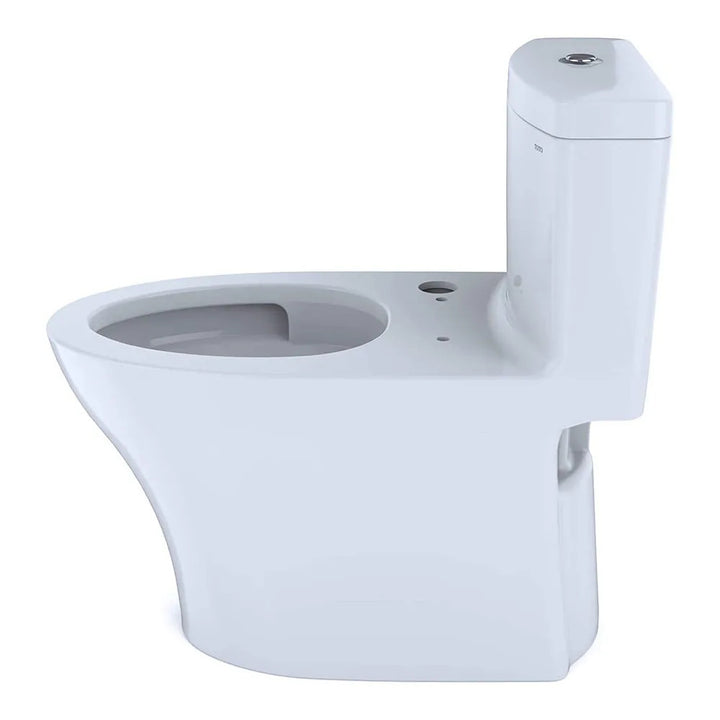 TOTO Aquia IV One-Piece Elongated Toilet, Sanagloss, WASHLET+, Cotton White - CST646CEMFGNAT40#01