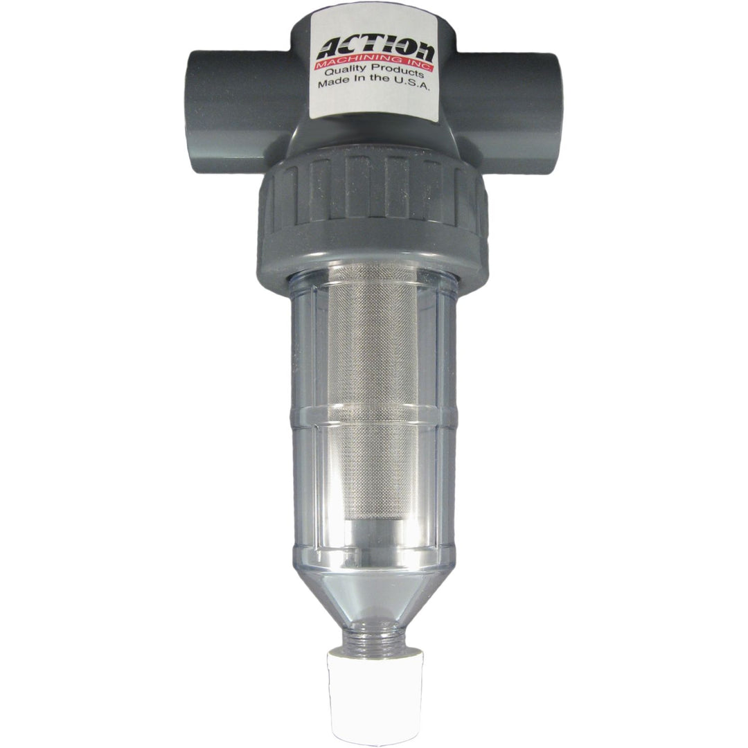 Action Machining AFI 2.0-32 2" AFI Clear Action Filter With 32 Mesh Screen