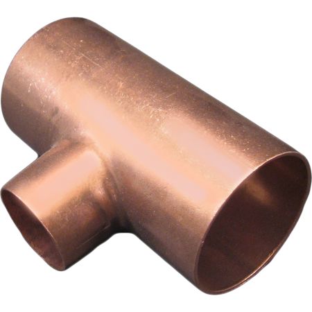 3/4"x3/4"x1/2" Copper Tee